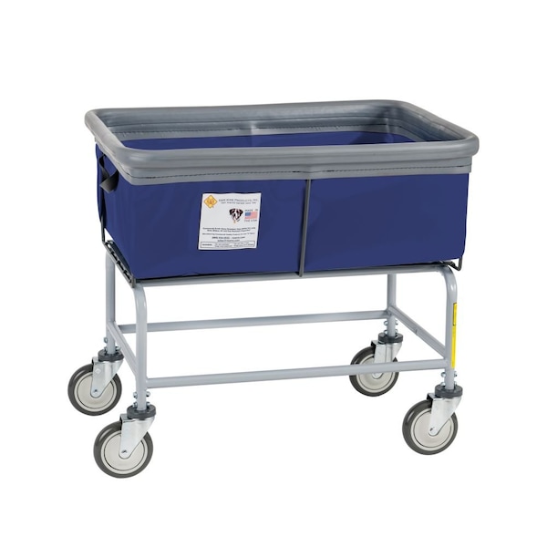 Elevated Basket Truck, Vinyl, Bumper, 3 Bushel, Navy